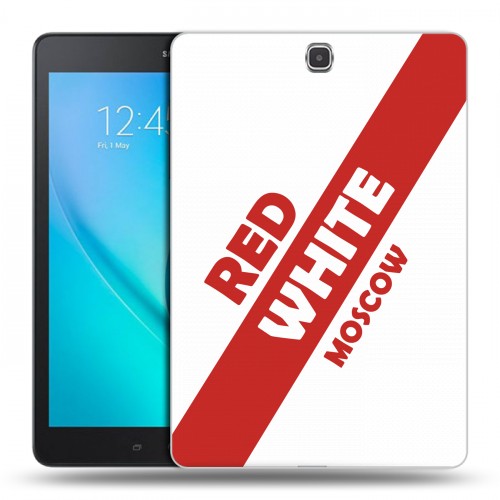 Дизайнерский силиконовый чехол для Samsung Galaxy Tab A 9.7 Red White Fans