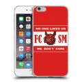 Дизайнерский силиконовый чехол для Iphone 6 Plus/6s Plus Red White Fans