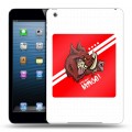 Дизайнерский пластиковый чехол для Ipad Mini Red White Fans