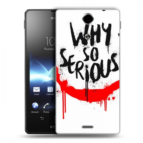 Дизайнерский пластиковый чехол для Sony Xperia TX Джокер