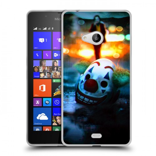 Дизайнерский пластиковый чехол для Microsoft Lumia 540 Джокер