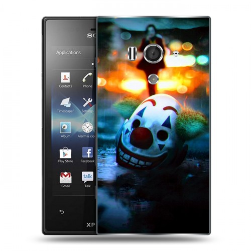 Дизайнерский пластиковый чехол для Sony Xperia acro S Джокер