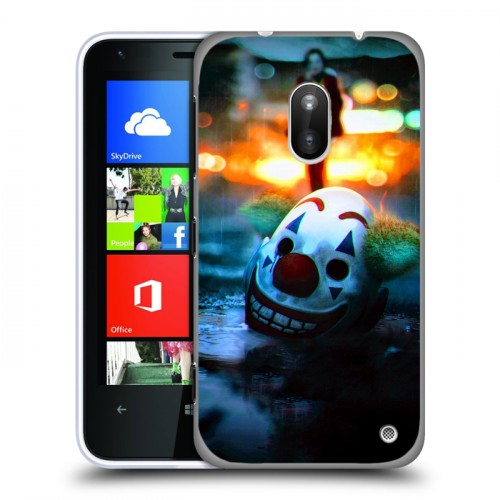 Дизайнерский пластиковый чехол для Nokia Lumia 620 Джокер