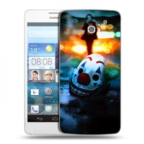 Дизайнерский пластиковый чехол для Huawei Ascend D2 Джокер