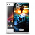 Дизайнерский пластиковый чехол для Sony Xperia L Джокер