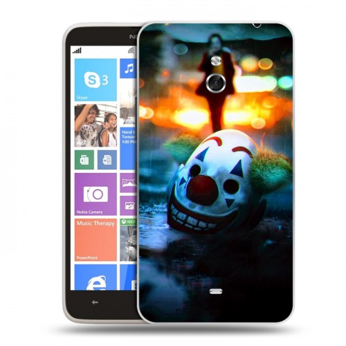 Дизайнерский пластиковый чехол для Nokia Lumia 1320 Джокер