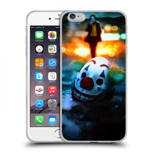 Дизайнерский силиконовый чехол для Iphone 6 Plus/6s Plus Джокер