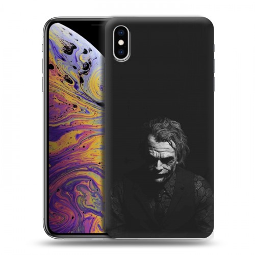 Дизайнерский силиконовый чехол для Iphone Xs Max Джокер