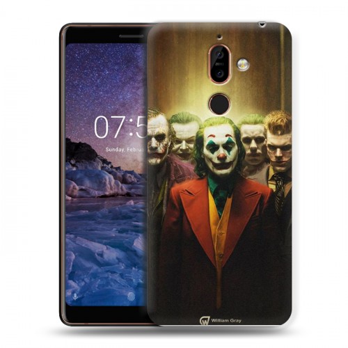 Дизайнерский пластиковый чехол для Nokia 7 Plus Джокер