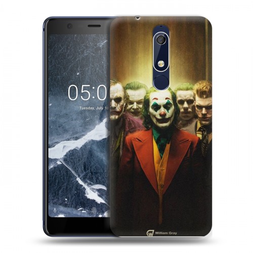 Дизайнерский пластиковый чехол для Nokia 5.1 Джокер