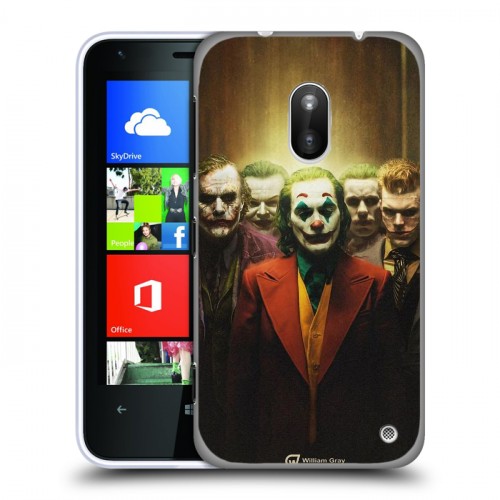 Дизайнерский пластиковый чехол для Nokia Lumia 620 Джокер