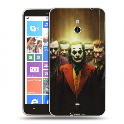 Дизайнерский пластиковый чехол для Nokia Lumia 1320 Джокер