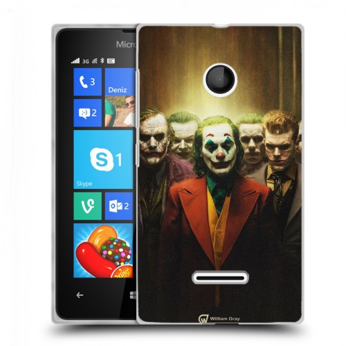 Дизайнерский пластиковый чехол для Microsoft Lumia 435 Джокер