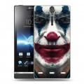 Дизайнерский пластиковый чехол для Sony Xperia S Джокер