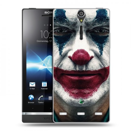 Дизайнерский пластиковый чехол для Sony Xperia S Джокер