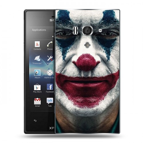 Дизайнерский пластиковый чехол для Sony Xperia acro S Джокер