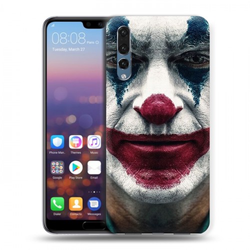 Дизайнерский силиконовый с усиленными углами чехол для Huawei P20 Pro Джокер