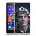 Дизайнерский пластиковый чехол для Microsoft Lumia 540 Джокер