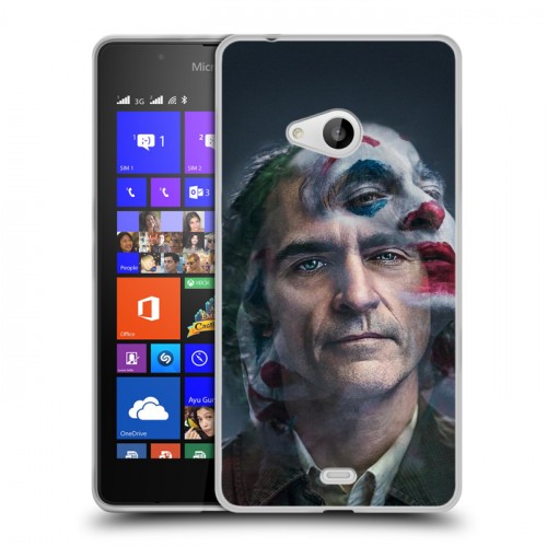 Дизайнерский пластиковый чехол для Microsoft Lumia 540 Джокер