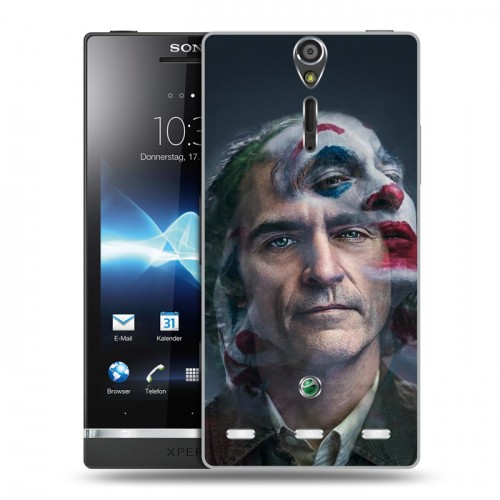 Дизайнерский пластиковый чехол для Sony Xperia S Джокер