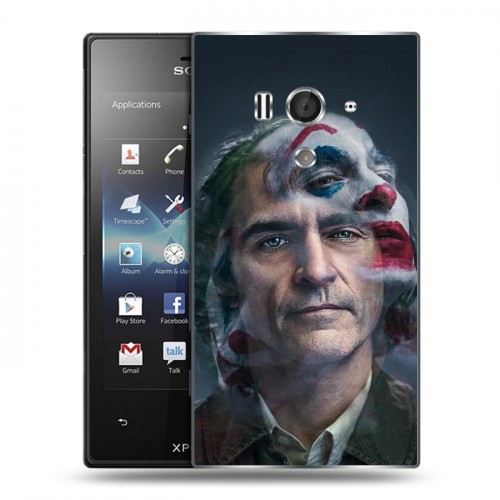 Дизайнерский пластиковый чехол для Sony Xperia acro S Джокер