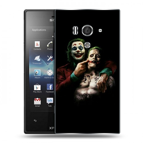 Дизайнерский пластиковый чехол для Sony Xperia acro S Джокер