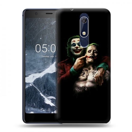 Дизайнерский пластиковый чехол для Nokia 5.1 Джокер