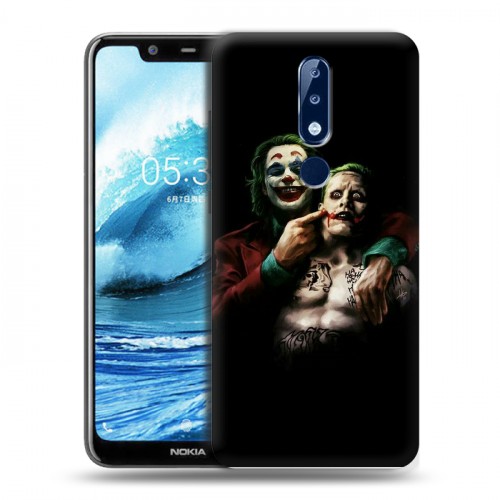 Дизайнерский силиконовый чехол для Nokia 5.1 Plus Джокер