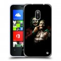 Дизайнерский пластиковый чехол для Nokia Lumia 620 Джокер