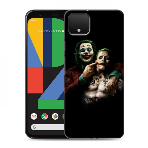 Дизайнерский пластиковый чехол для Google Pixel 4 Джокер