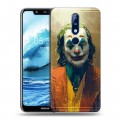 Дизайнерский силиконовый чехол для Nokia 5.1 Plus Джокер