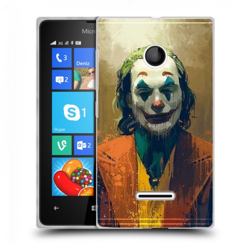 Дизайнерский пластиковый чехол для Microsoft Lumia 435 Джокер