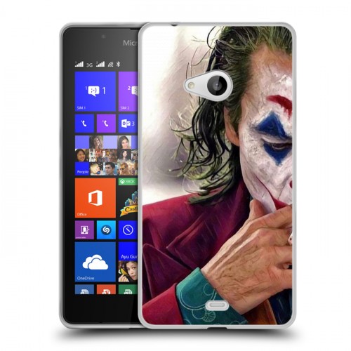 Дизайнерский пластиковый чехол для Microsoft Lumia 540 Джокер