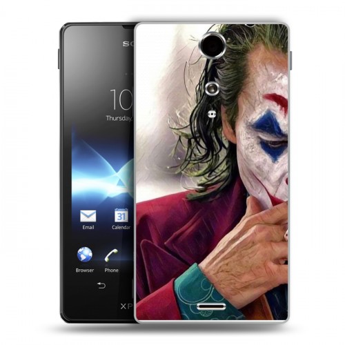 Дизайнерский пластиковый чехол для Sony Xperia TX Джокер