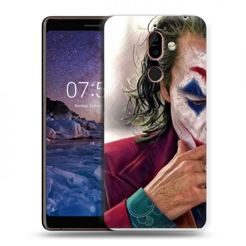 Дизайнерский пластиковый чехол для Nokia 7 Plus Джокер