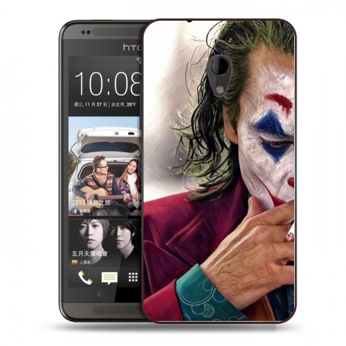 Дизайнерский пластиковый чехол для HTC Desire 700 Джокер