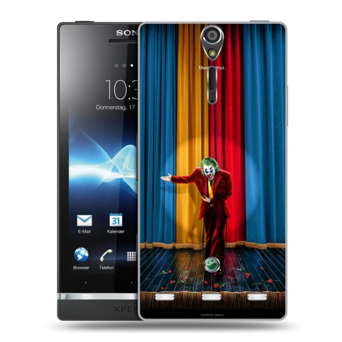 Дизайнерский пластиковый чехол для Sony Xperia S Джокер