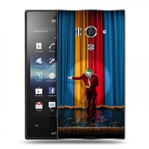 Дизайнерский пластиковый чехол для Sony Xperia acro S Джокер