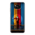 Дизайнерский силиконовый с усиленными углами чехол для Xiaomi Poco X3 Джокер