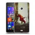 Дизайнерский пластиковый чехол для Microsoft Lumia 540 Джокер