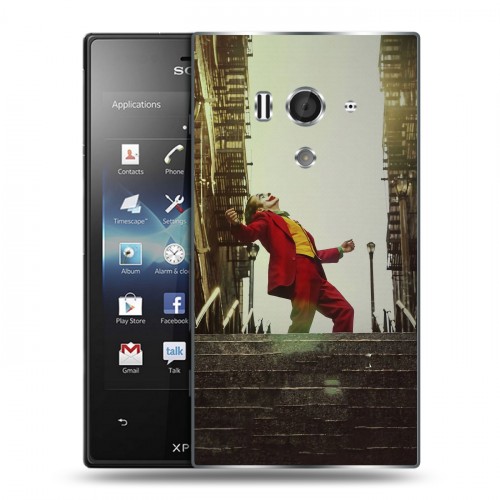 Дизайнерский пластиковый чехол для Sony Xperia acro S Джокер