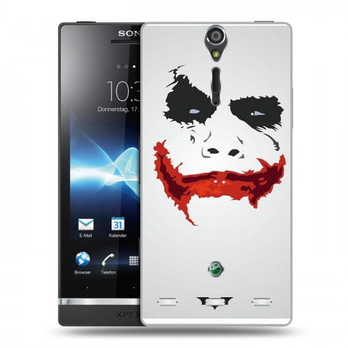 Дизайнерский пластиковый чехол для Sony Xperia S Джокер