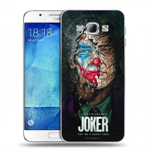Дизайнерский пластиковый чехол для Samsung Galaxy A8 Джокер
