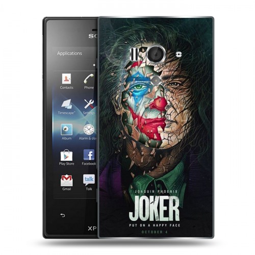 Дизайнерский пластиковый чехол для Sony Xperia acro S Джокер