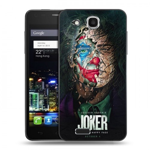 Дизайнерский пластиковый чехол для Alcatel One Touch Idol Ultra Джокер