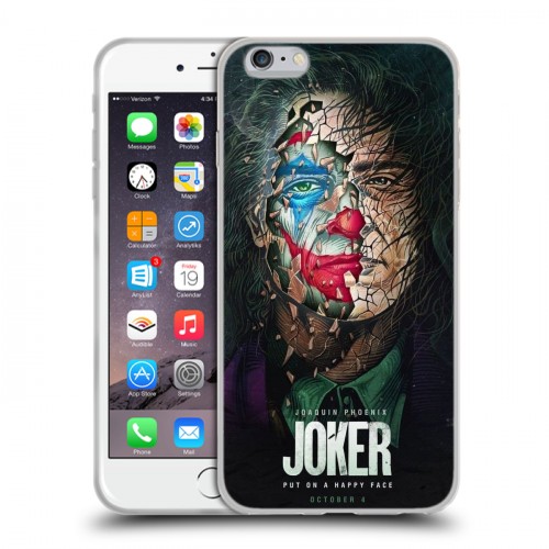 Дизайнерский силиконовый чехол для Iphone 6 Plus/6s Plus Джокер