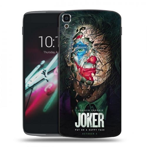 Дизайнерский пластиковый чехол для Alcatel One Touch Idol 3 (5.5) Джокер