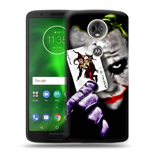 Дизайнерский пластиковый чехол для Motorola Moto E5 Plus Джокер