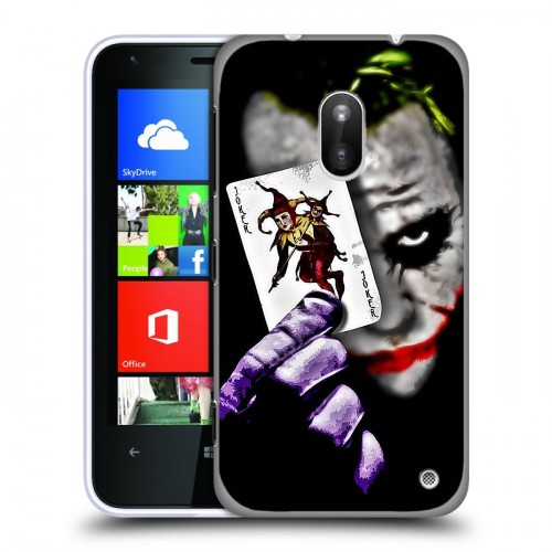 Дизайнерский пластиковый чехол для Nokia Lumia 620 Джокер