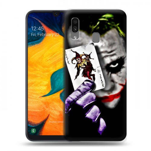 Дизайнерский силиконовый чехол для Samsung Galaxy A30 Джокер